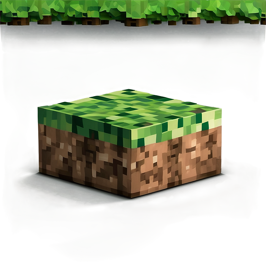 High-resolution Minecraft Grass Block Png Hpq PNG Image