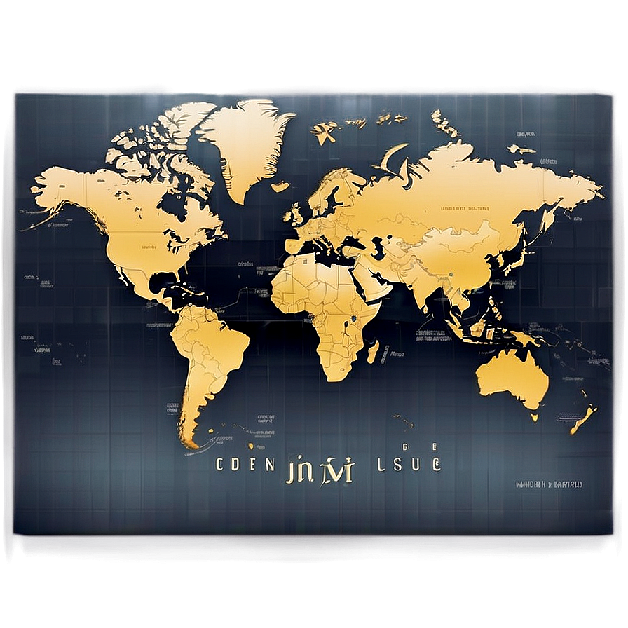 High Resolution World Map Vector Png 06262024 PNG Image