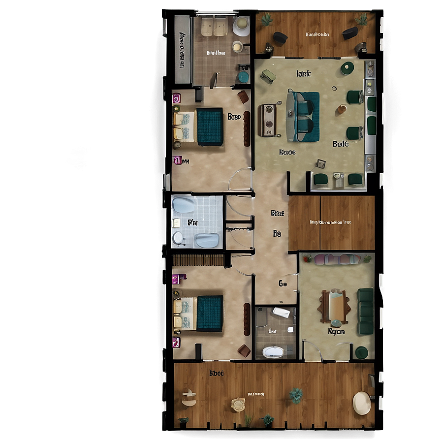 High Rise Apartment Floor Plan Png Hdn PNG Image