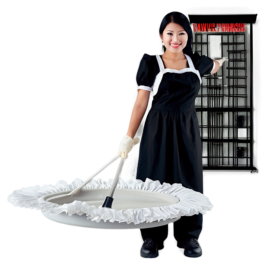 High-rise Maid Service Png Bwb PNG Image