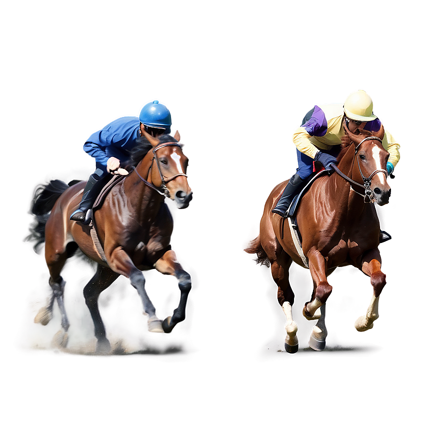 High Speed Horse Chase Png 06292024 PNG Image