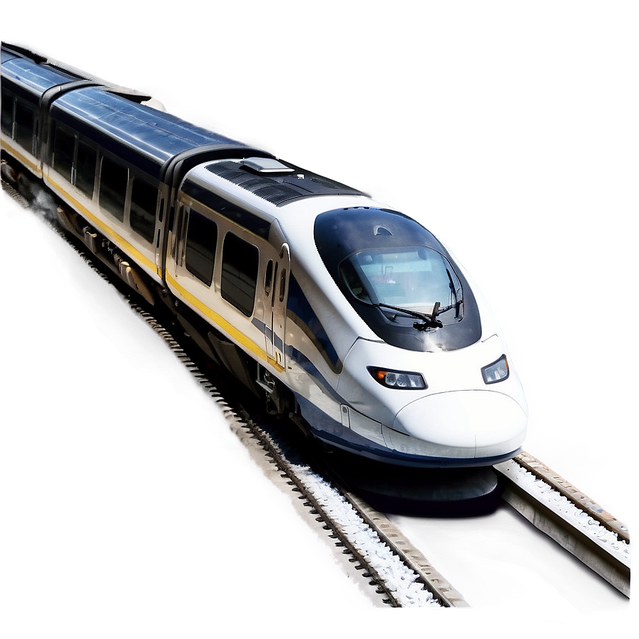 High-speed Train Track Png Tiw PNG Image