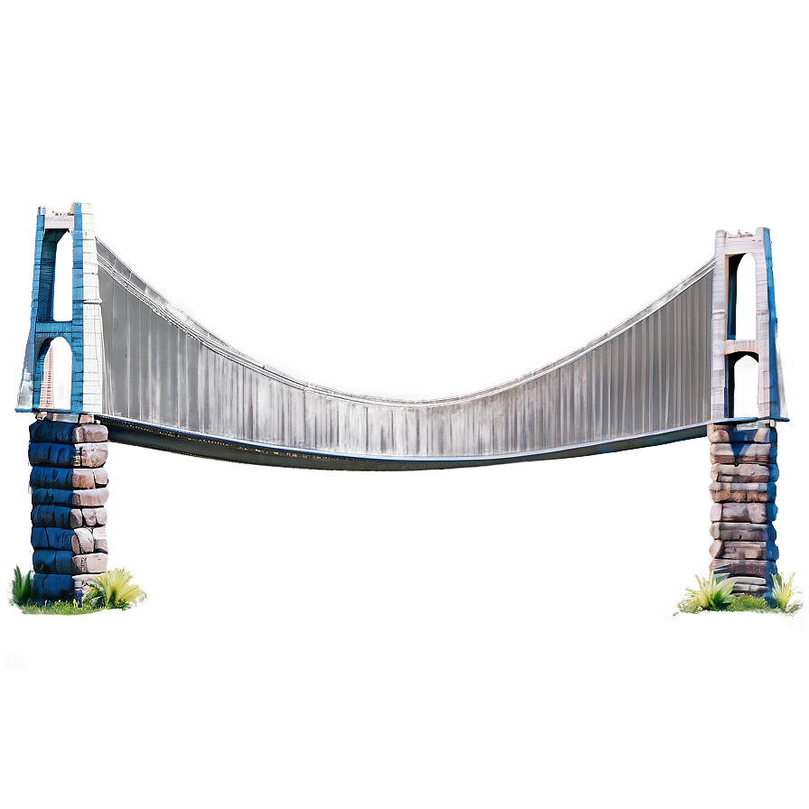 High Suspension Bridge Trail Png Taf45 PNG Image