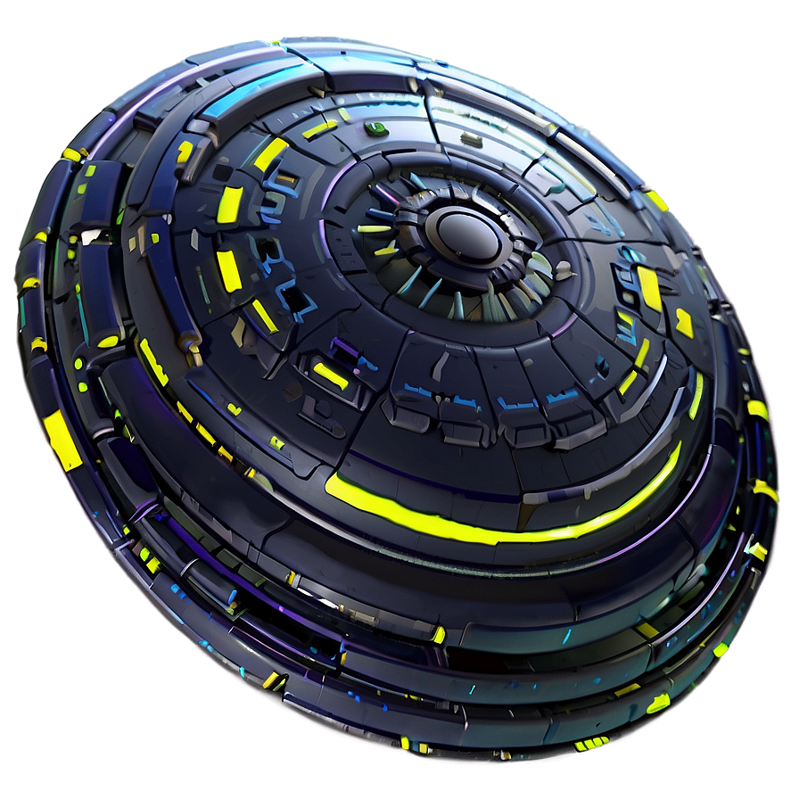 High-tech Alien Spaceship Png 26 PNG Image