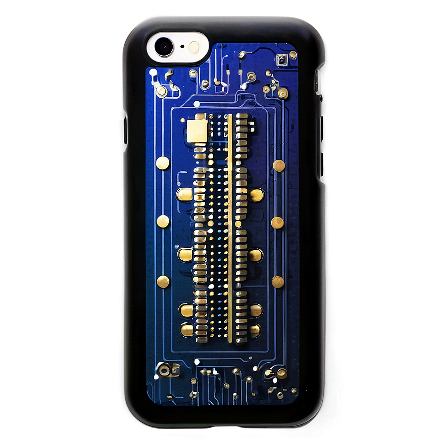 High Tech Circuit Phone Case Png 19 PNG Image