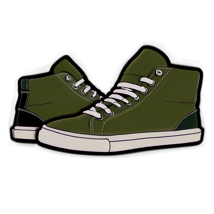 High-top Sneaker Heaven Png 06252024 PNG Image