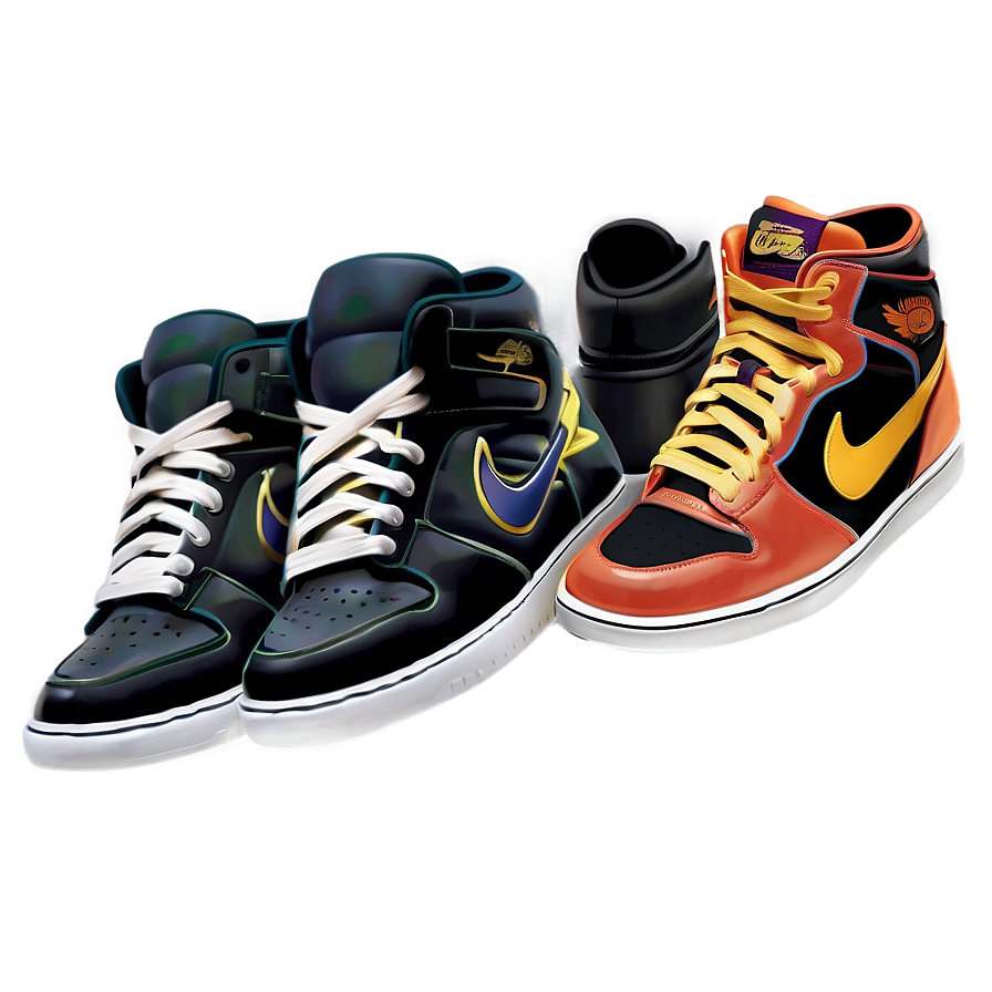 High-top Sneaker Heaven Png Saq PNG Image