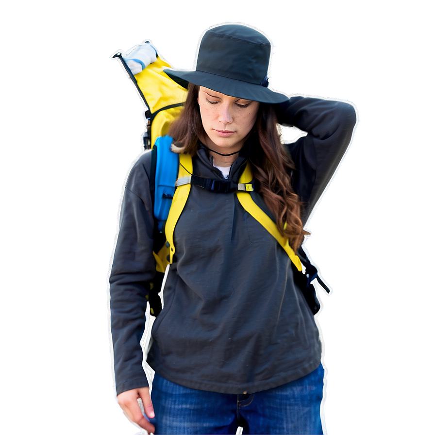 Hiker With Hat Png Gas PNG Image