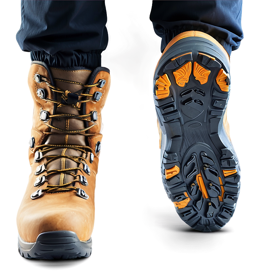 Hiking Boot With Ankle Support Png Nuf PNG Image