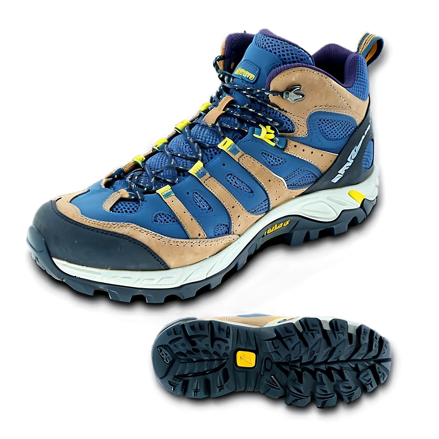 Hiking Boot With Cushioned Support Png 30 PNG Image