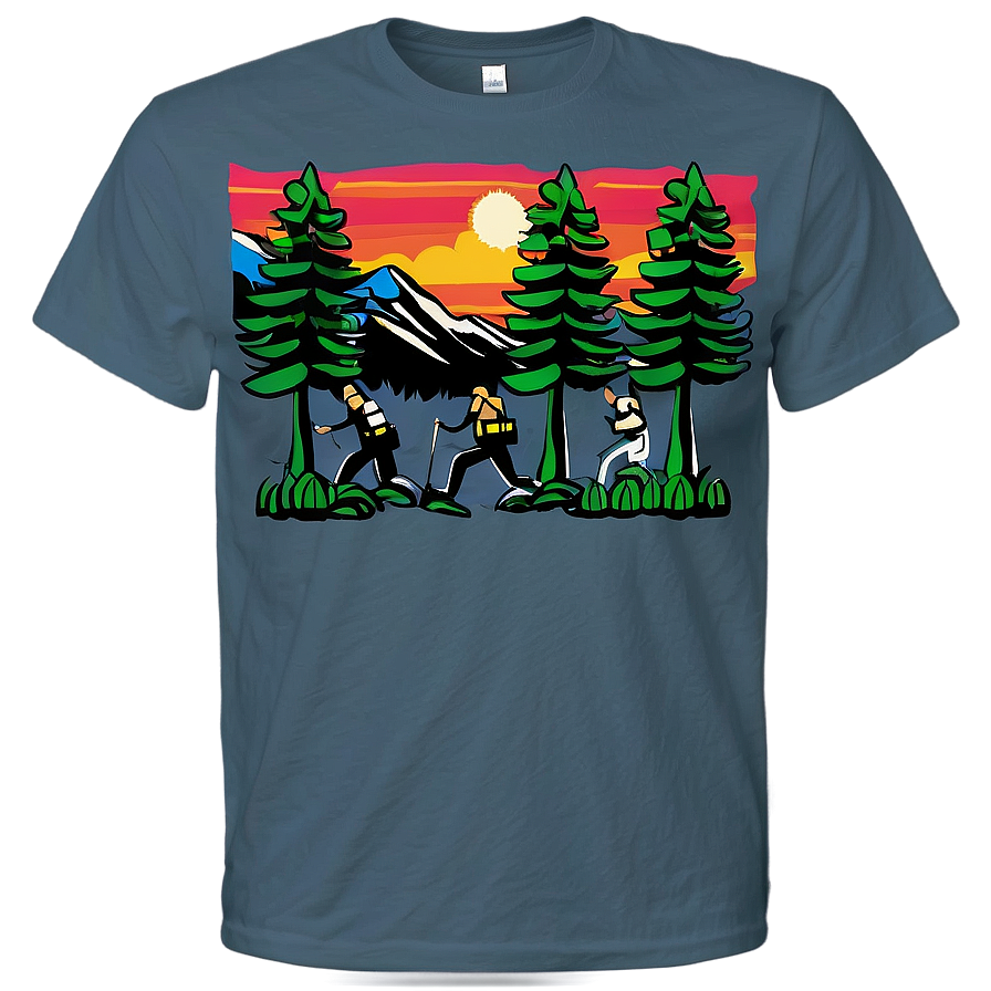 Hiking Graphic Tees Design Png Eyt PNG Image