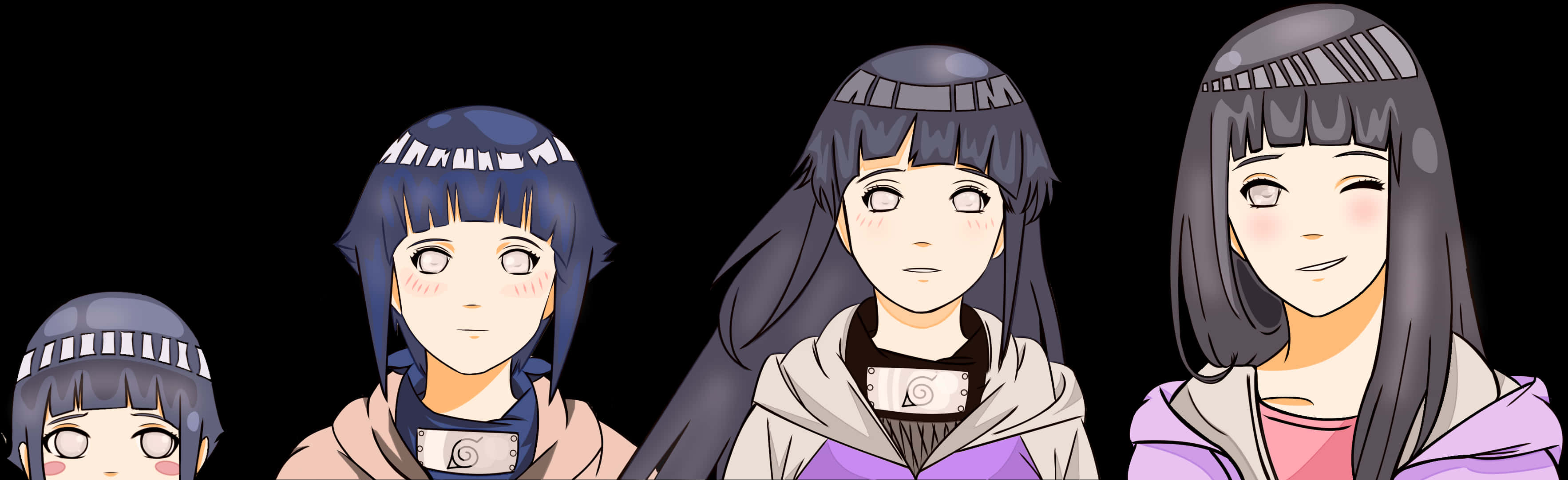 Hinata Hyuga Expressions PNG Image