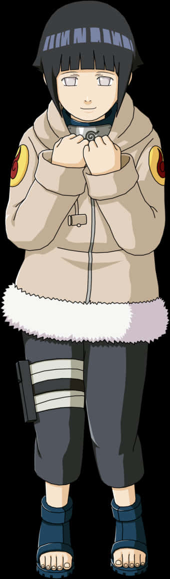 Hinata Hyuga Naruto Anime Character PNG Image