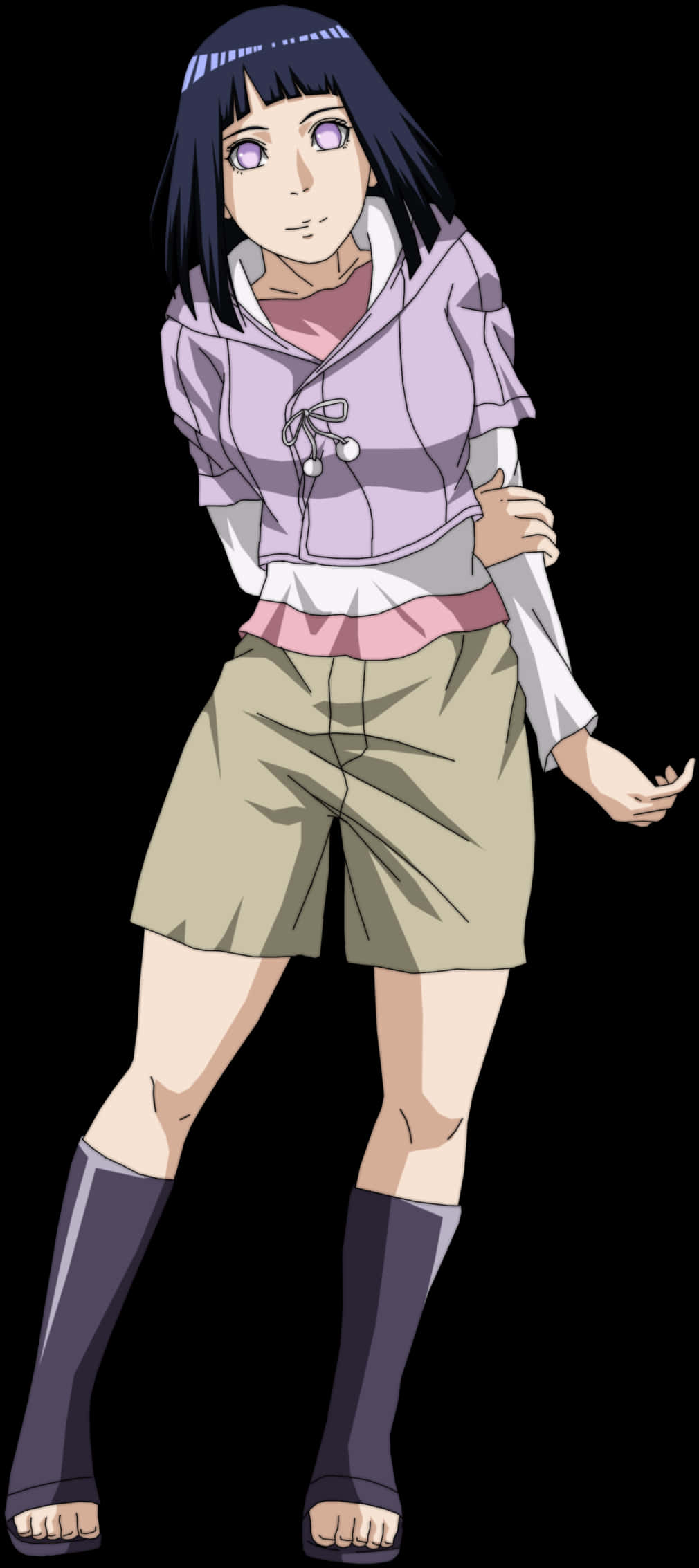 Hinata Hyuga Naruto Anime Character PNG Image