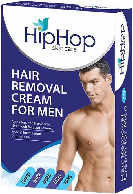 Hip Hop Mens Hair Removal Cream Packaging PNG Image