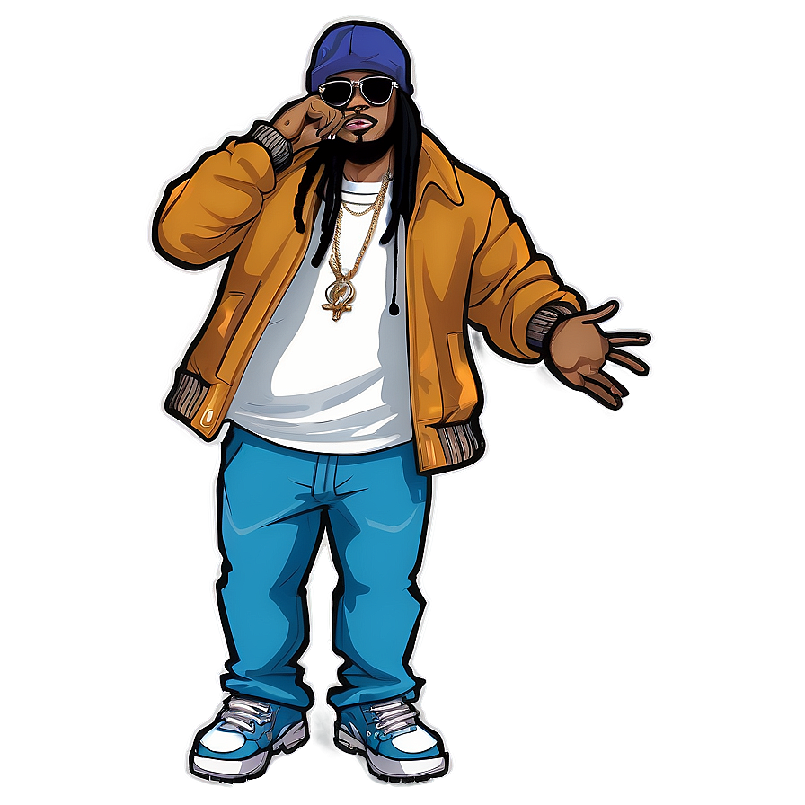 Hip Hop Thug Art Png Ias PNG Image