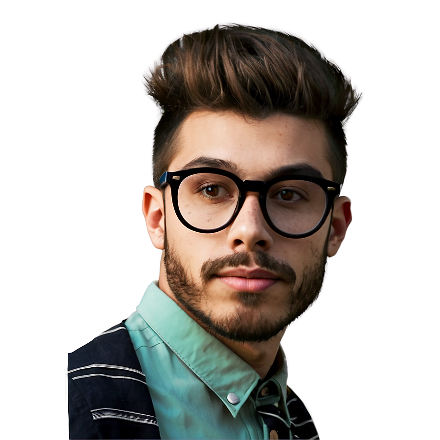 Hipster Boy Hair Png 06282024 PNG Image