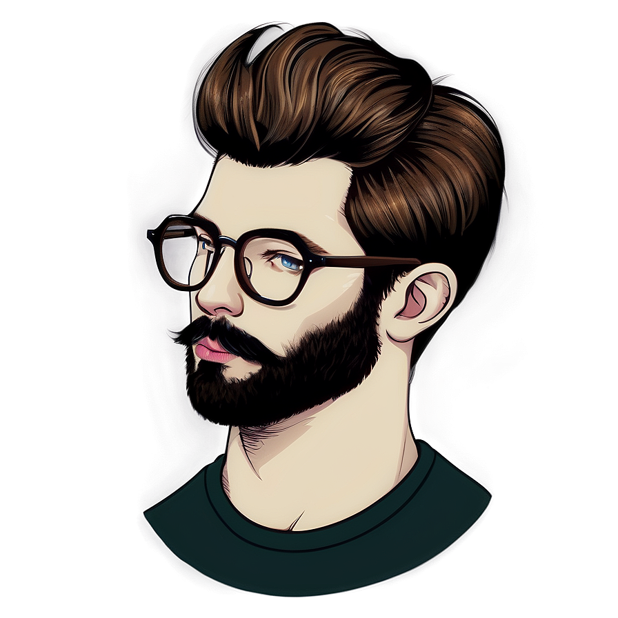 Hipster Hair Clipart Png Orr PNG Image