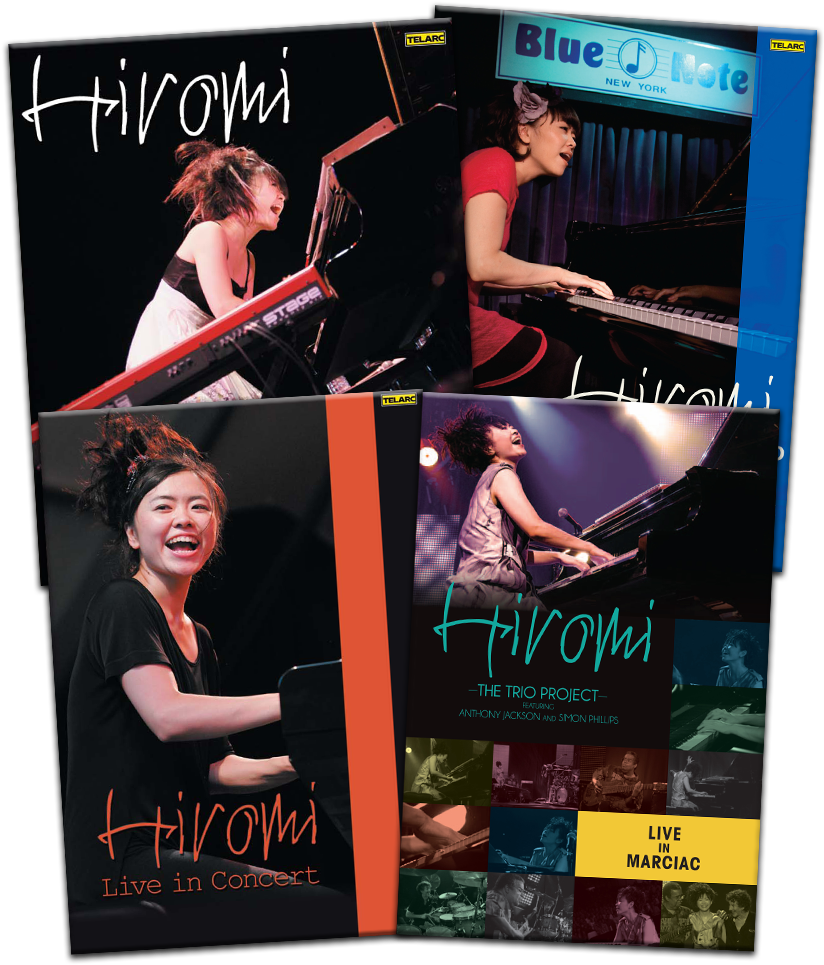 Hiromi Live Concert D V D Covers PNG Image