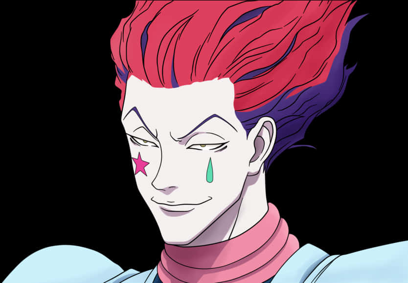 Hisoka Morow Smirk PNG Image