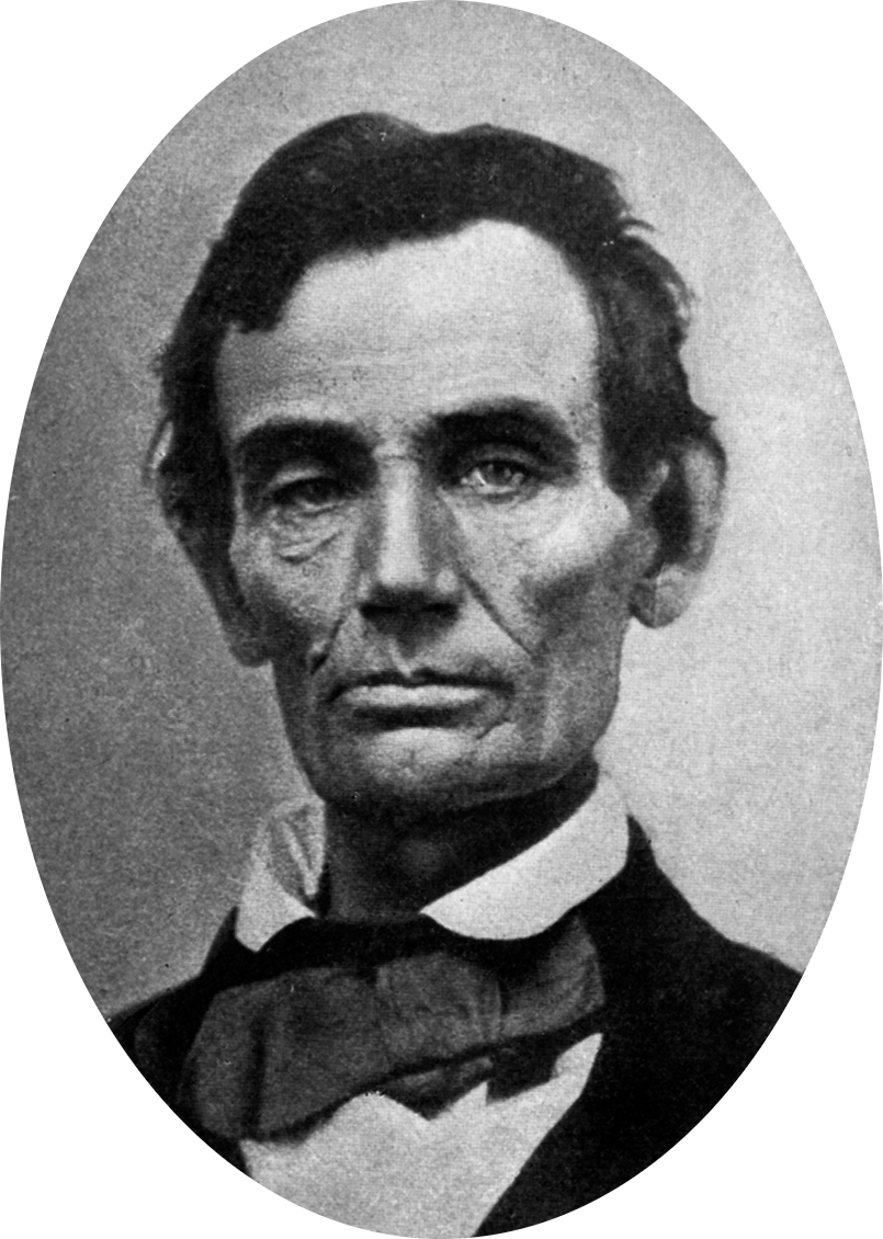 Historic Portraitof Abraham Lincoln PNG Image