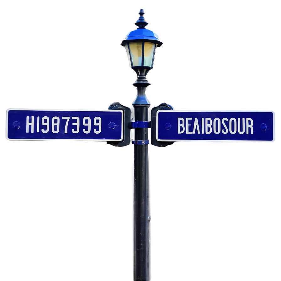 Historic Street Signs Png 86 PNG Image