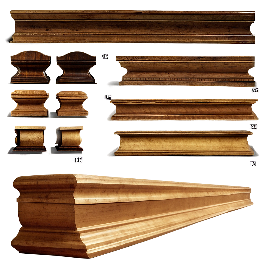 Historical Baseboard Designs Png 06282024 PNG Image