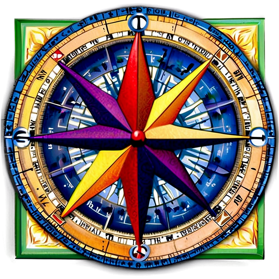 Historical Compass Rose Png Ljo PNG Image