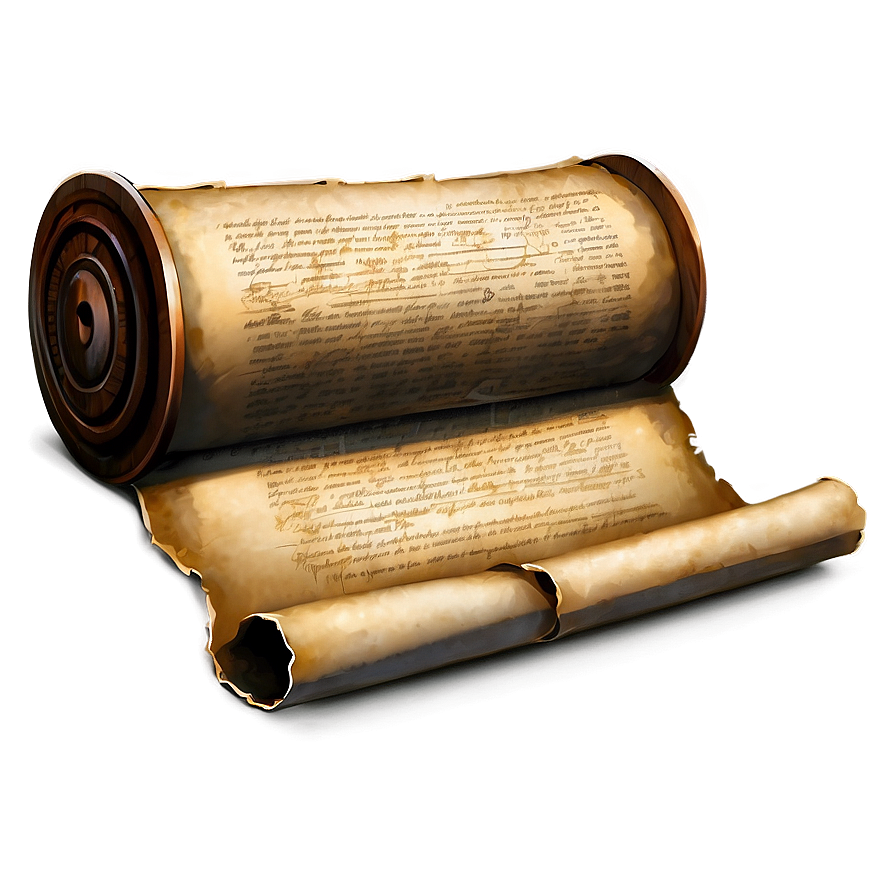 Historical Document Scroll Png 06262024 PNG Image