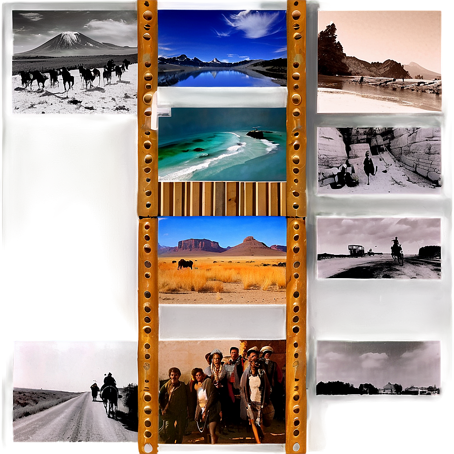 Historical Journey Photo Strip Png Ofi PNG Image