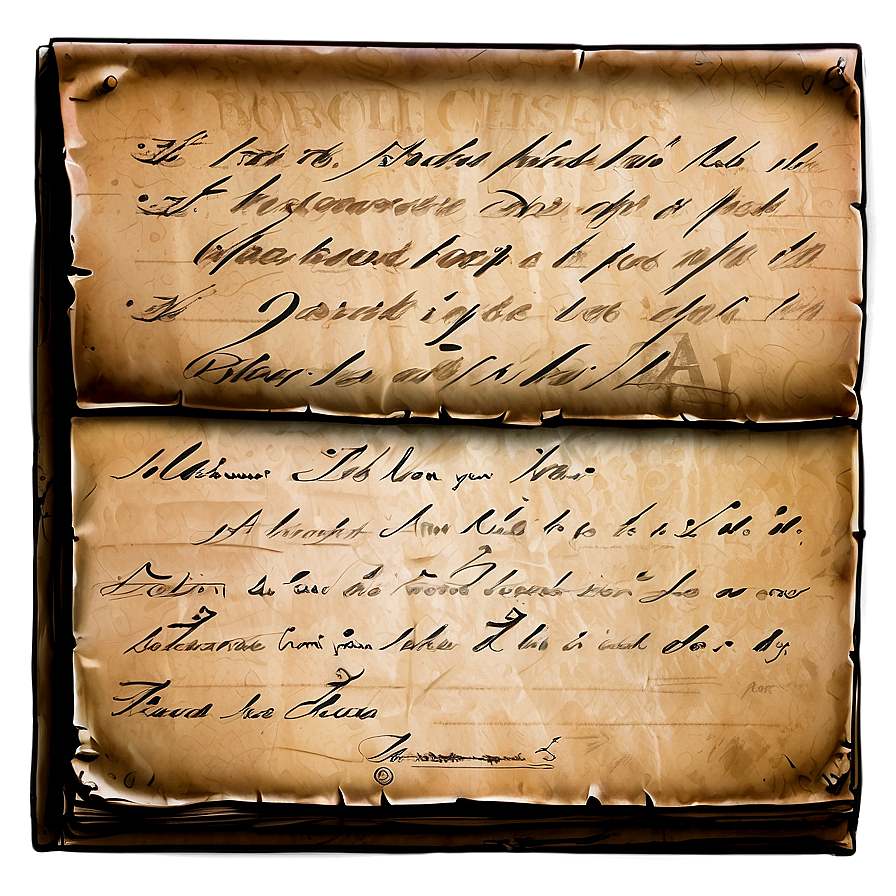 Historical Letter Background Png Cst35 PNG Image