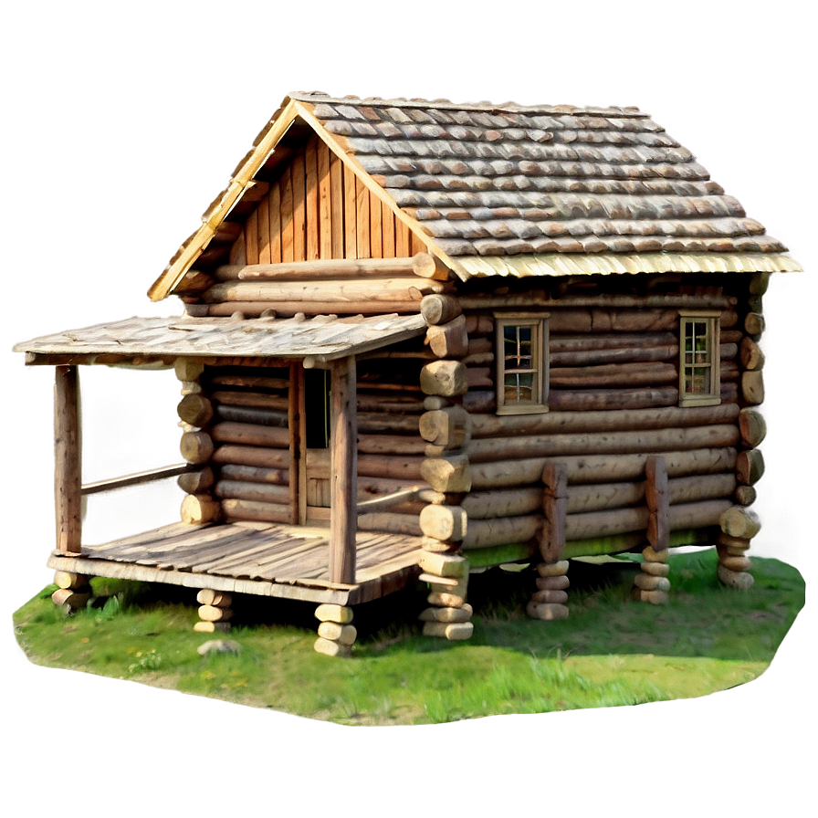 Historical Log Cabin Landmark Png Uqw PNG Image