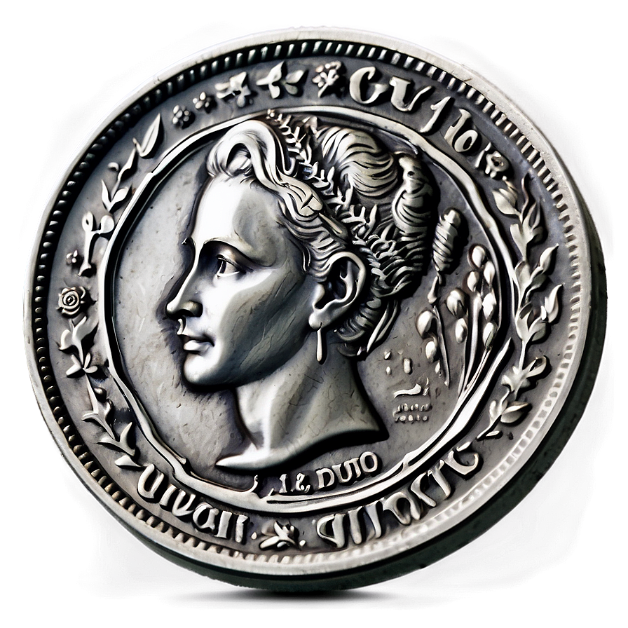 Historical Silver Coin Png 9 PNG Image