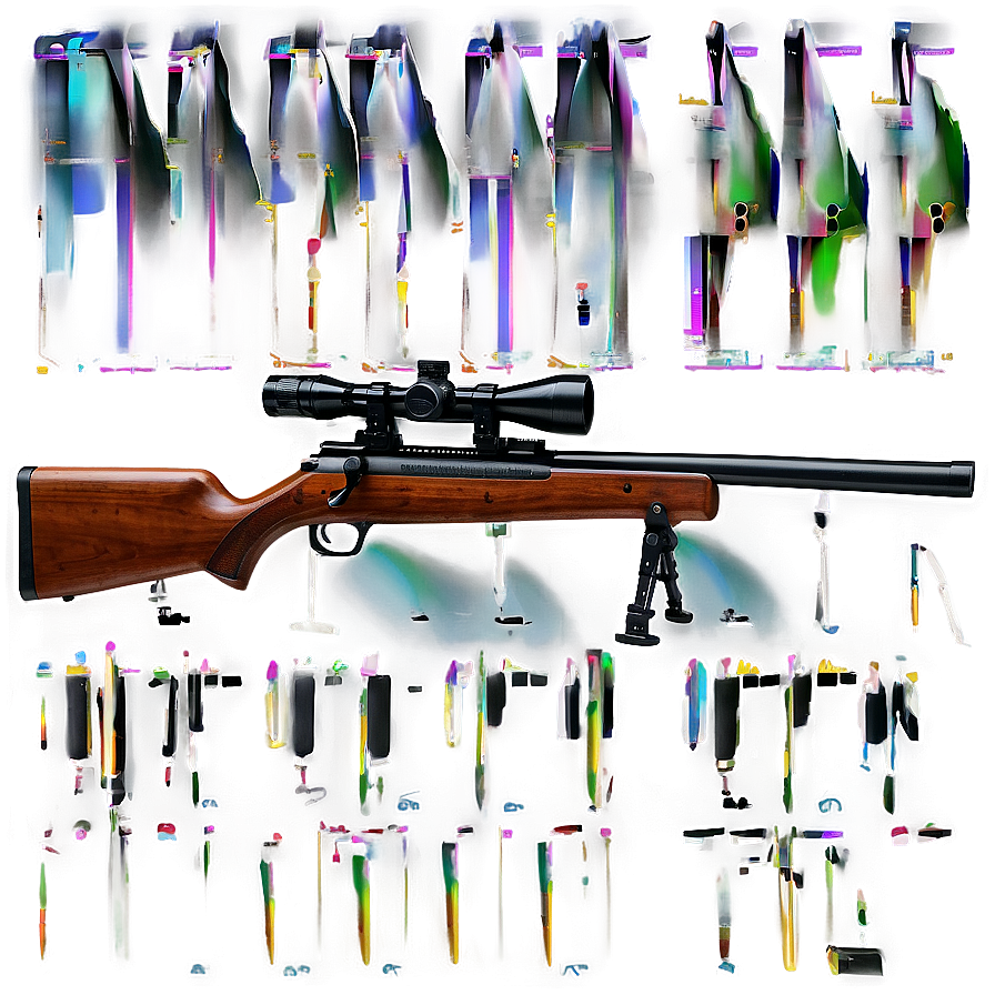 Historical Sniper Rifle Png Ele PNG Image