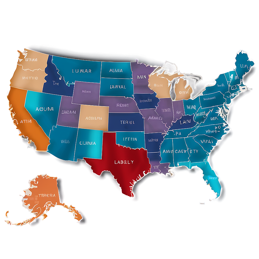 Historical Usa Map Png 05252024 PNG Image