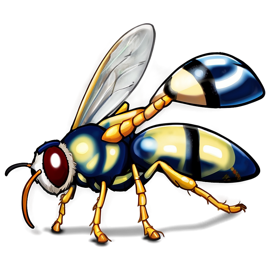 Historical Wasp Drawing Png 05242024 PNG Image