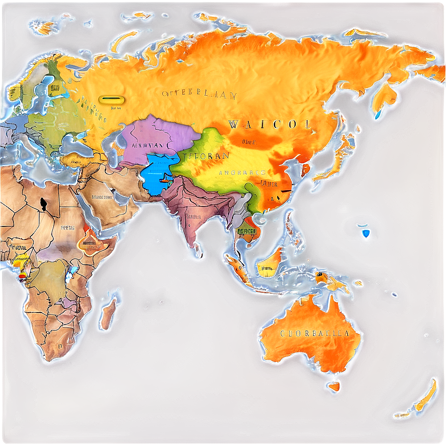 Historical World Map Png 6 PNG Image