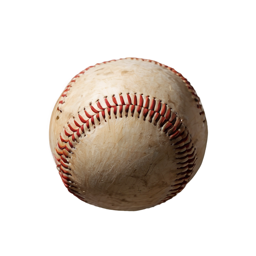 Historically Aged Baseball Png 06282024 PNG Image