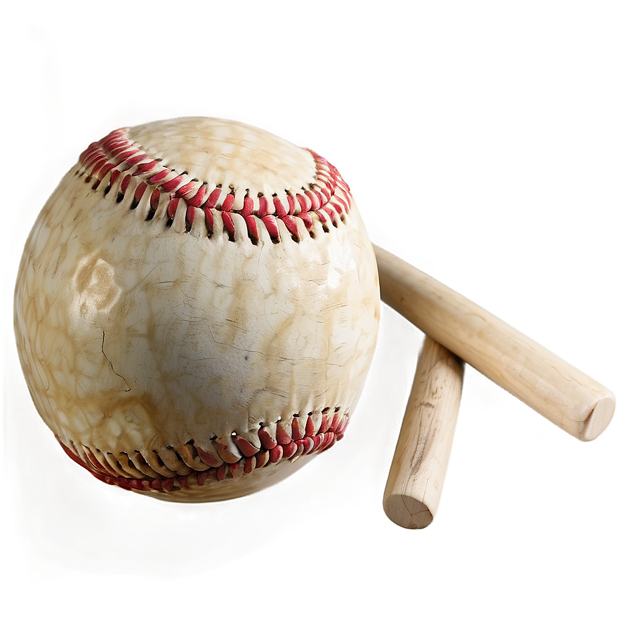 Historically Aged Baseball Png Edo PNG Image