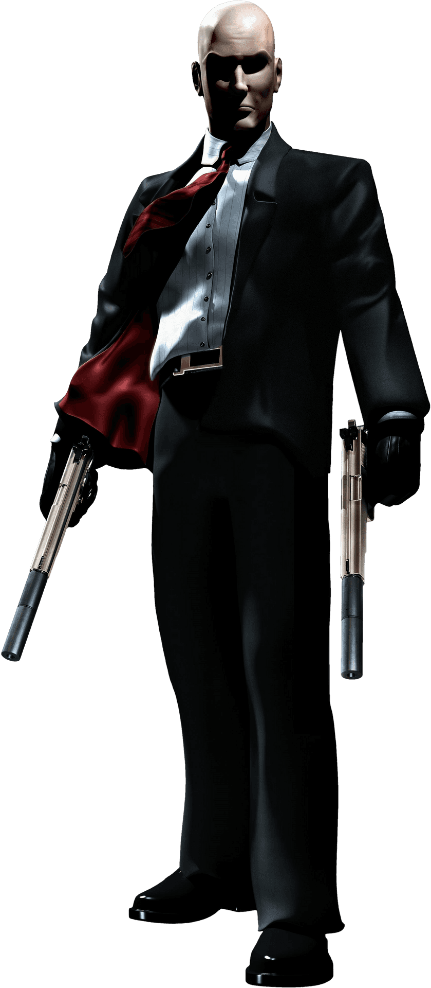 Hitman_ Agent_47_ Dual_ Pistols PNG Image