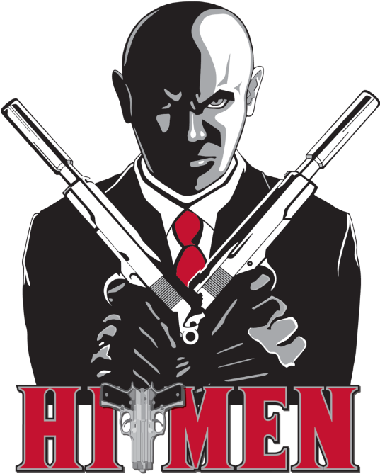 Hitman_ Agent_47_ Stylized_ Artwork PNG Image