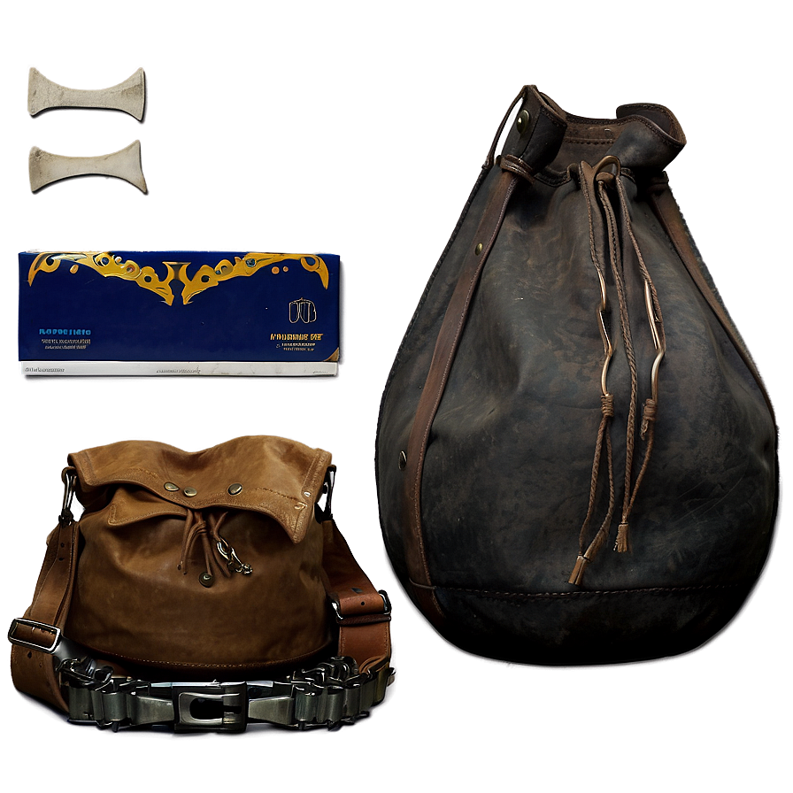 Hobo Bag And Belongings Png 30 PNG Image