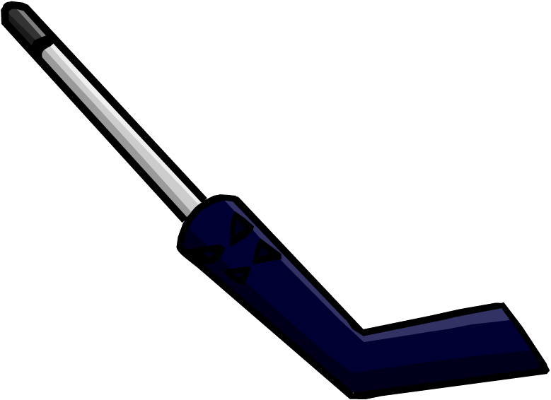 Hockey Stick Illustration PNG Image