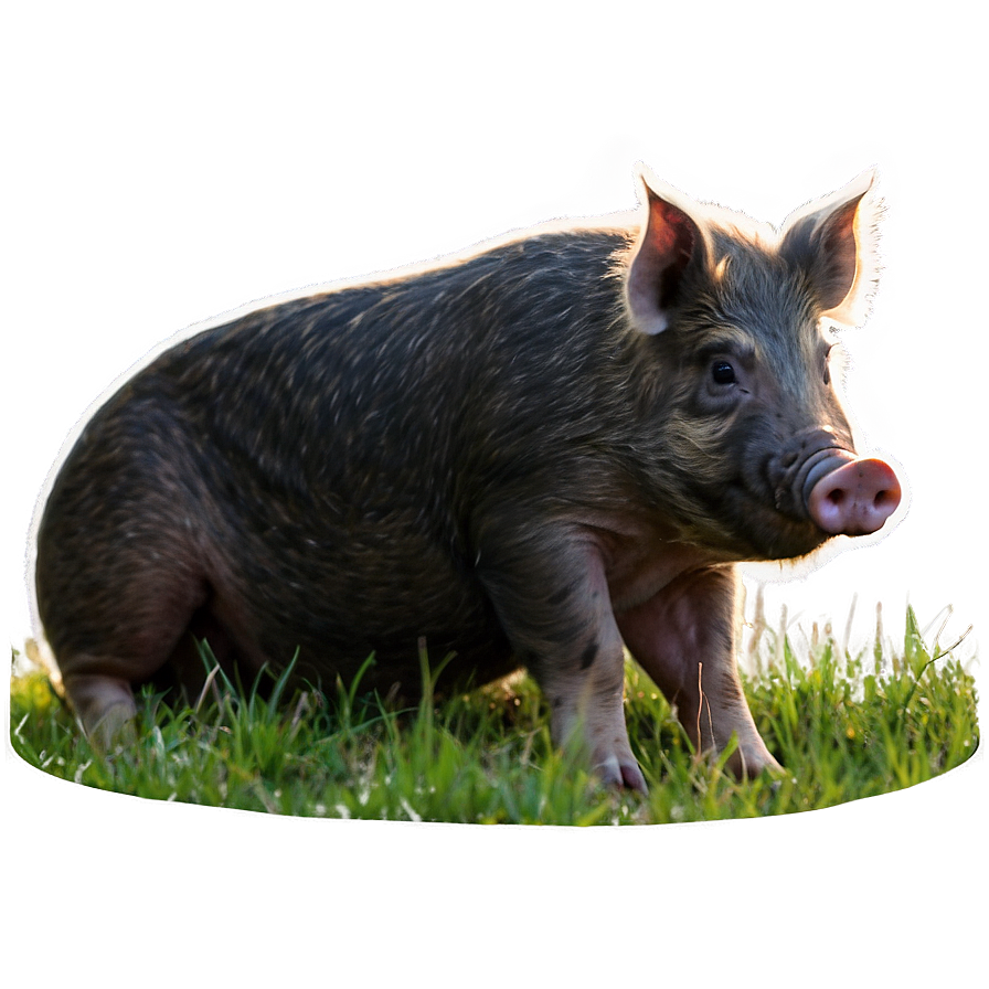 Hog At Dawn Png Vux PNG Image