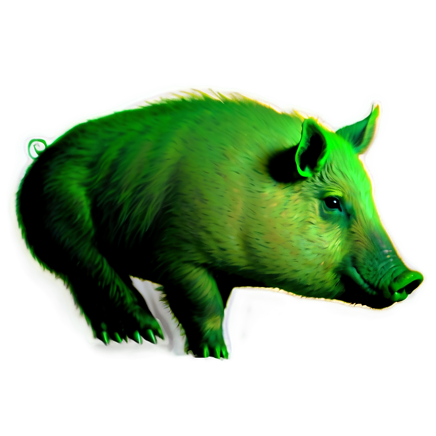 Hog Silhouette Png Cho PNG Image