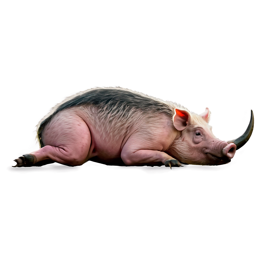 Hog With Tusks Png Msg PNG Image