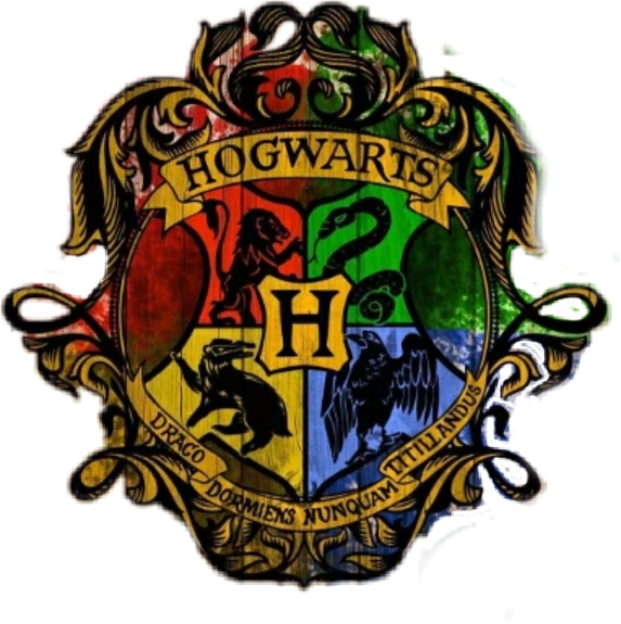 Hogwarts Crest Colorful Emblem PNG Image