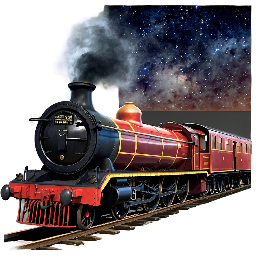 Hogwarts Express Under Stars Png 16 PNG Image