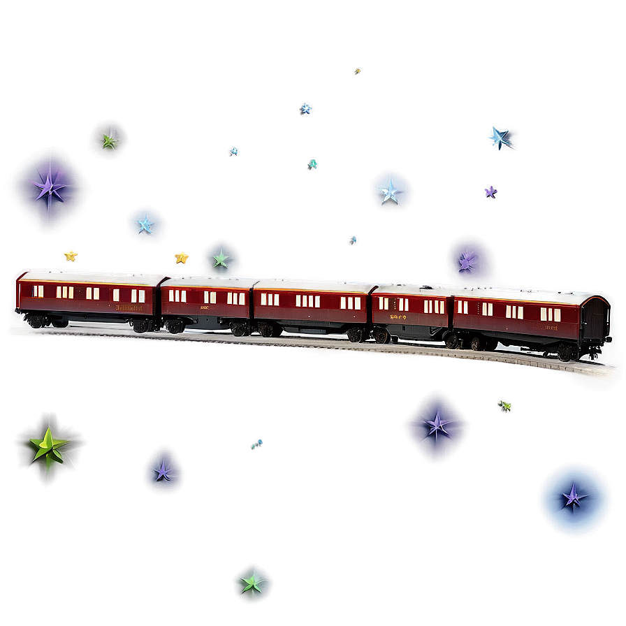 Hogwarts Express Under Stars Png Bqs PNG Image