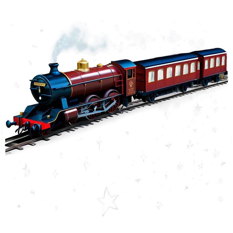 Hogwarts Express Under Stars Png Gxd PNG Image